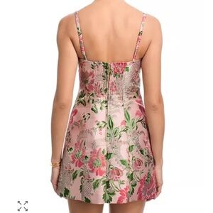Cara Cara Claudine Mini Dress Pink Flower